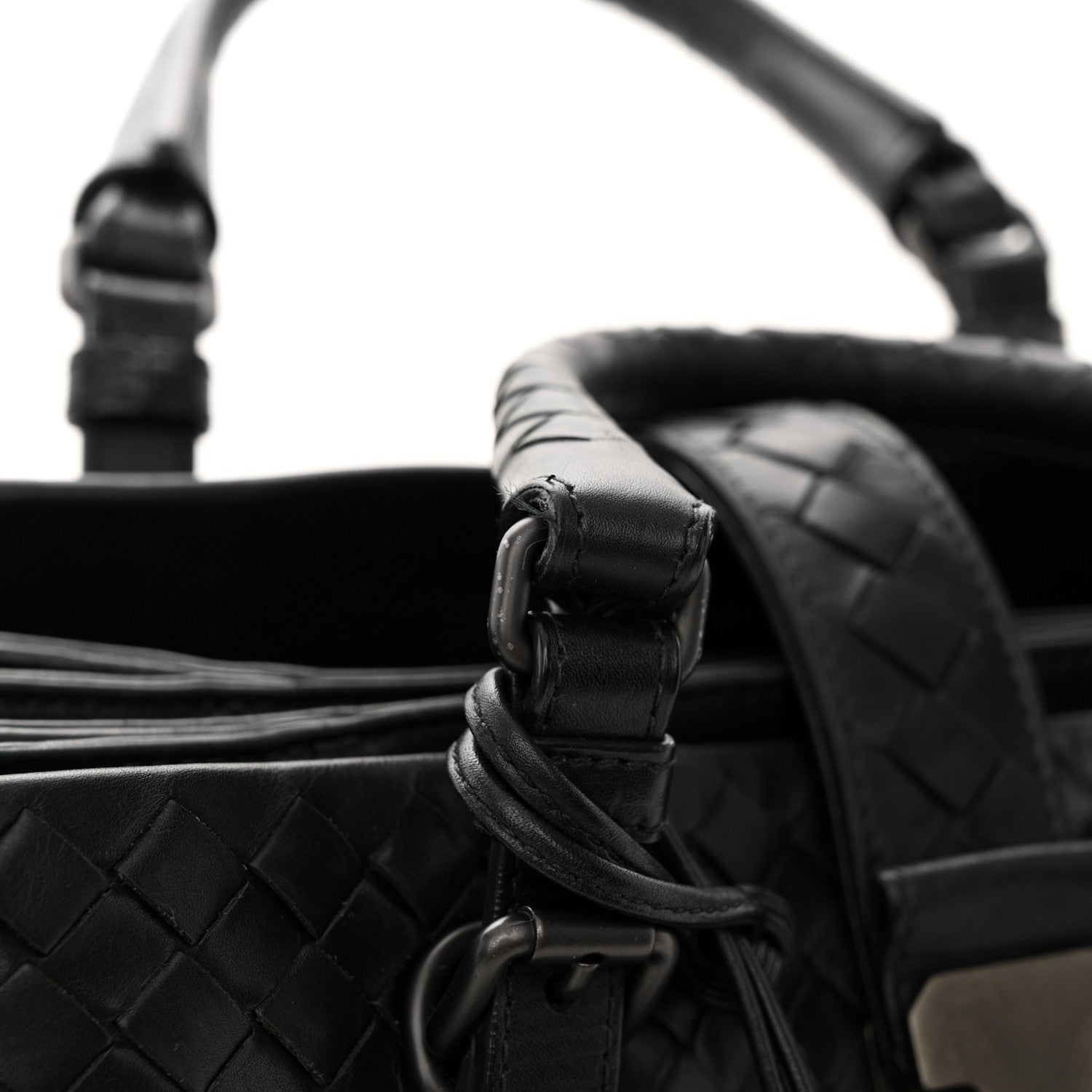 Bottega Veneta Light Calf Intrecciato Small Roma Black 14 of 14