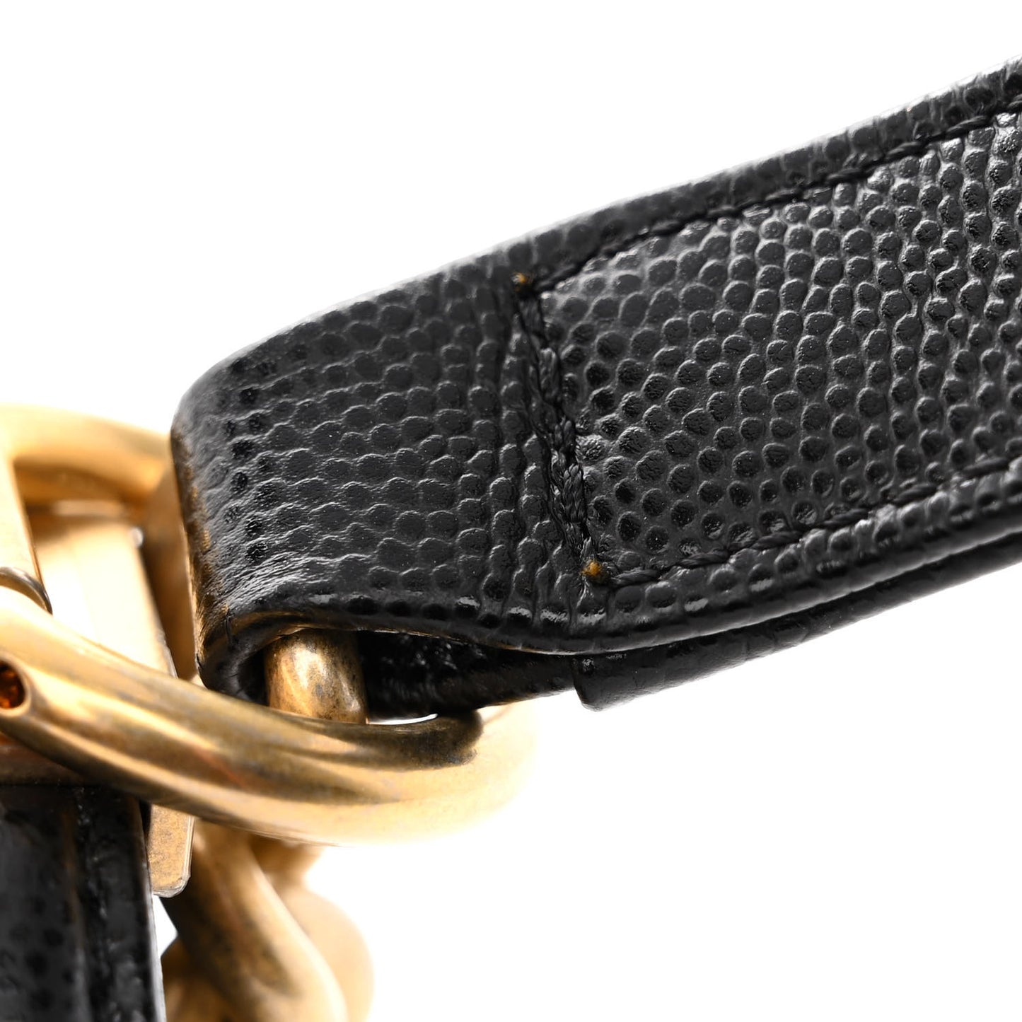 Caviar Quilted Small Boy Flap Black