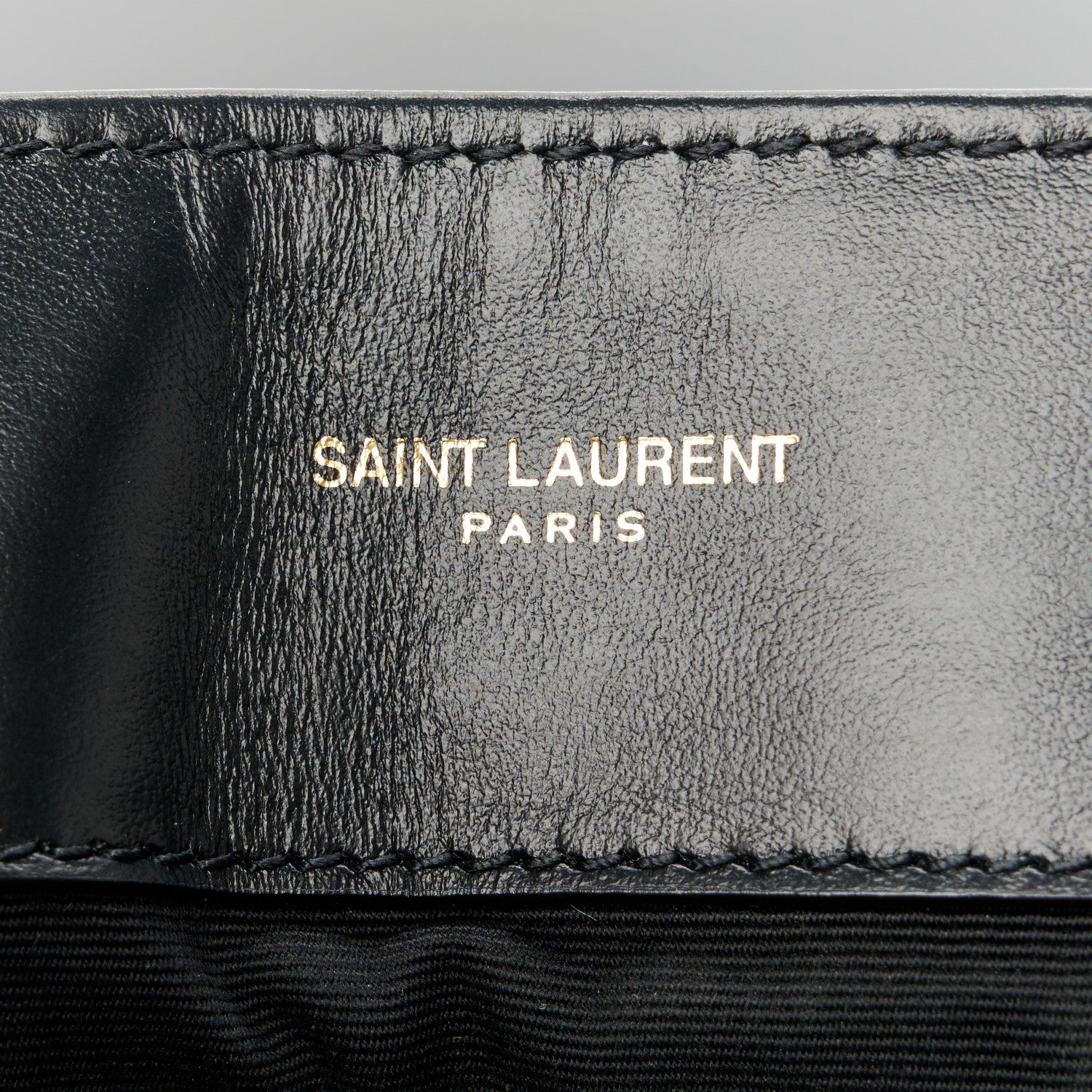 Saint Laurent Calfskin Y Quilted Monogram Medium Loulou Chain Satchel Black 7 of 11