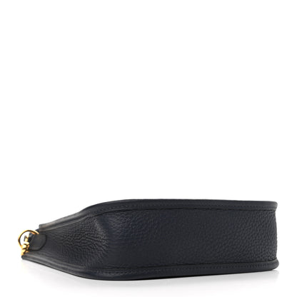 Hermes Taurillon Clemence Evelyne TPM Bleu Nuit 4 of 11