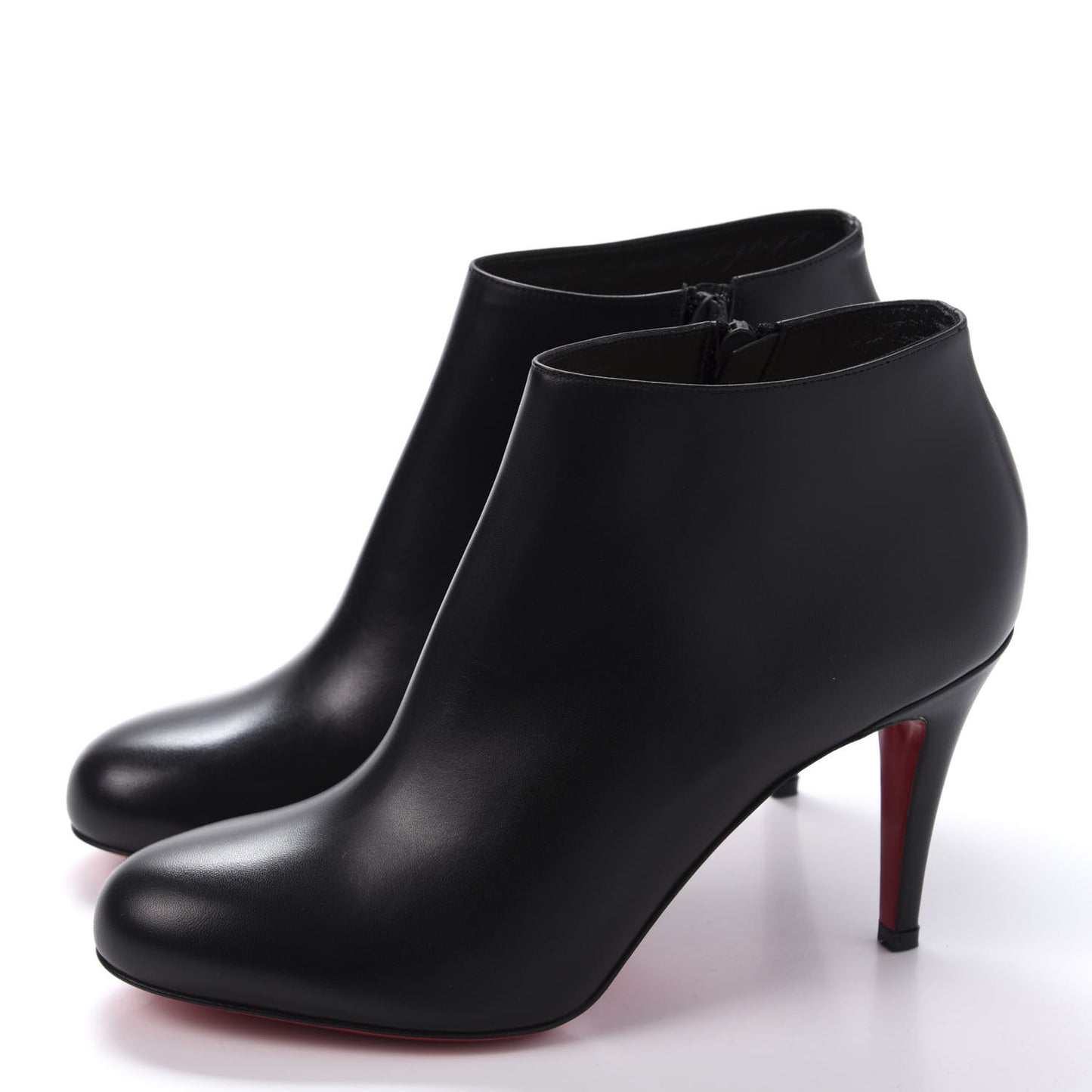 Calfskin Belle 85 Ankle Boots 38.5 Black