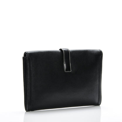 Hermes Evergrain Jige PM Clutch Black 3 of 7