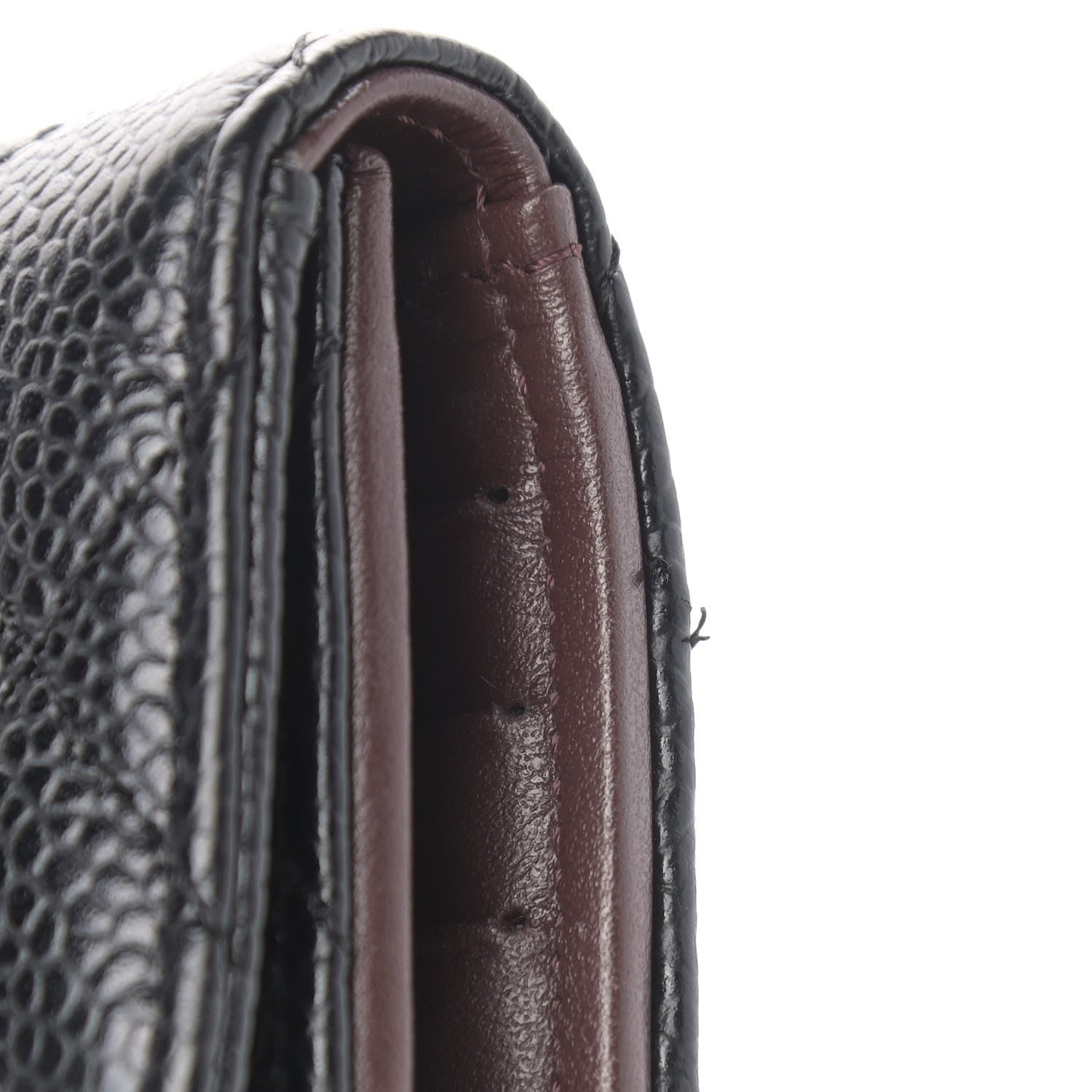 Chanel Caviar Quilted Compact Flap Wallet Black 9 of 16