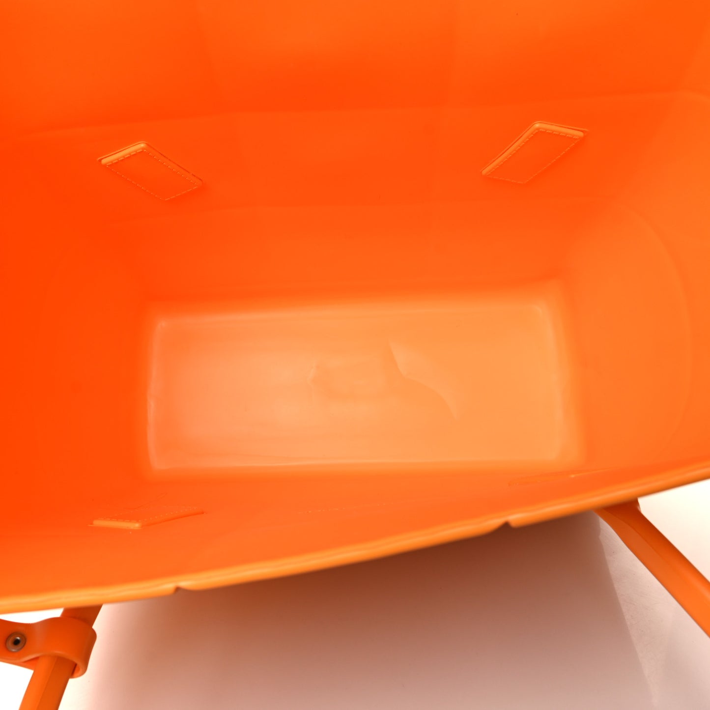 Rubber Maxi Intrecciato Medium Arco Tangerine