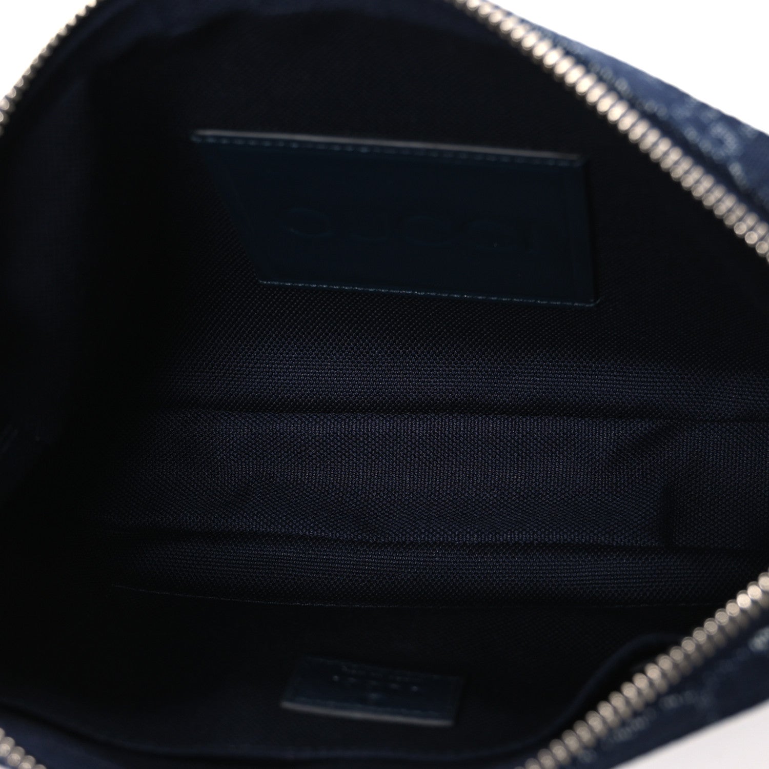 Gucci Denim GG Monogram Camouflage Small Crossbody Bag Blue 5 of 10