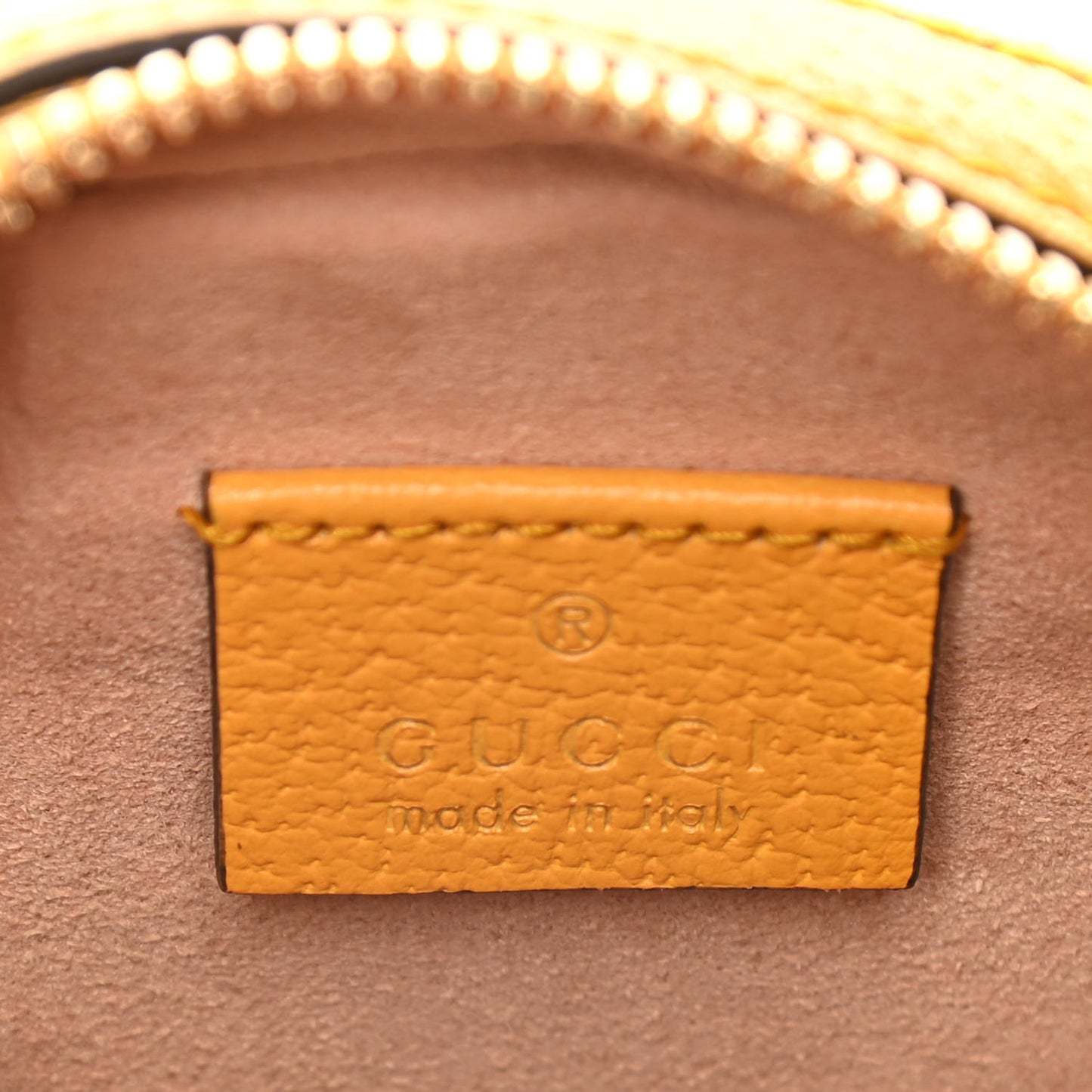 GG Supreme Monogram Flora Web Mini Ophidia Round Shoulder Bag Beige Multicolor Crop