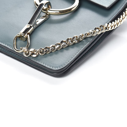 Chloe Suede Calfskin Mini Faye Bracelet Bag Cloudy Blue 11 of 12