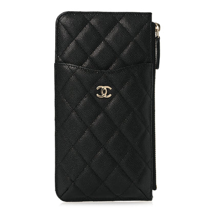 Chanel Caviar Quilted Classic iPhone Pouch Black 1 of 10