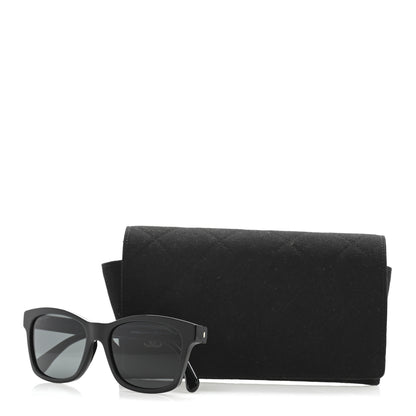 Chanel Acetate Quilted Square Sunglasses 5484-A Black 8 of 8