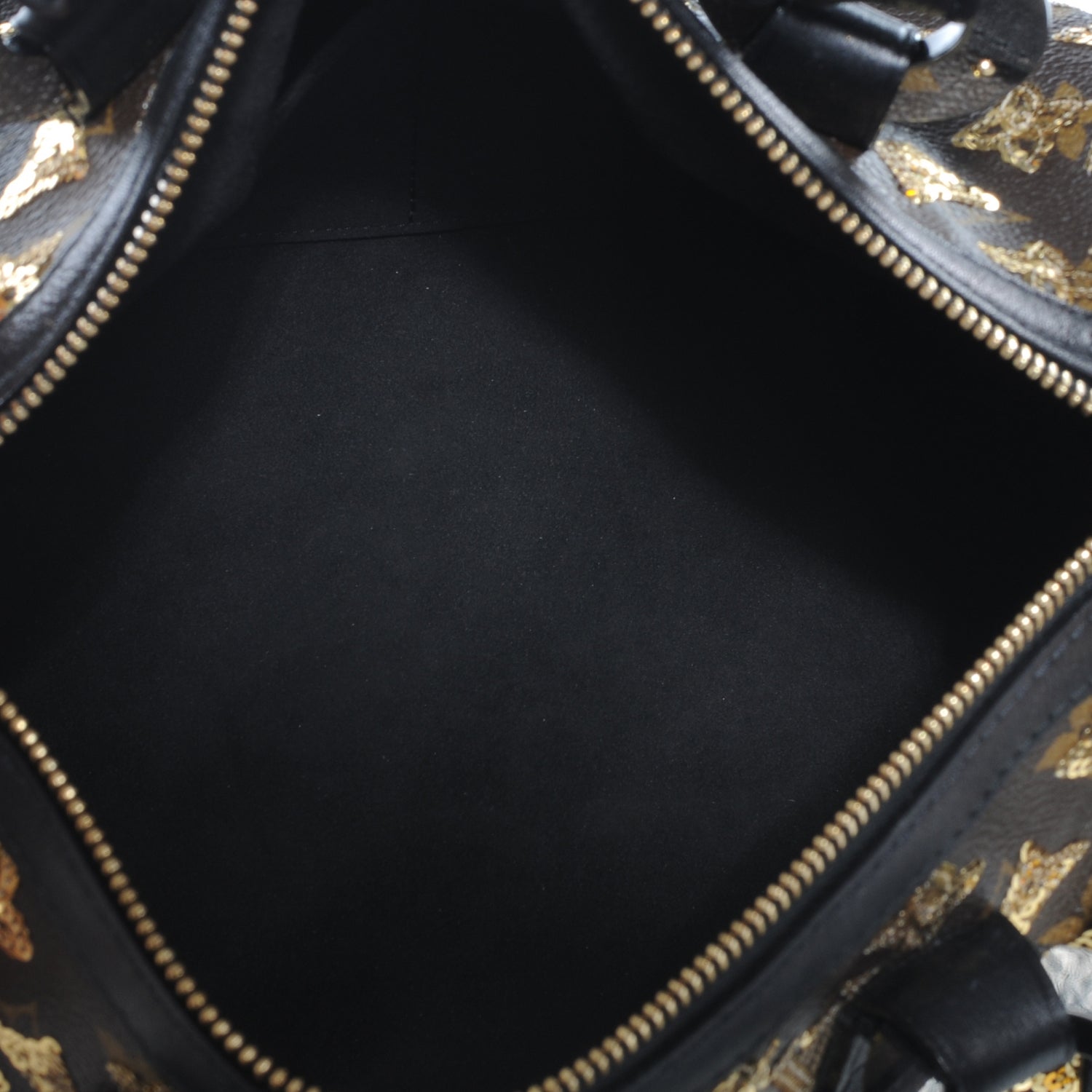 Louis Vuitton Monogram Sequins Eclipse Speedy 28 Gold 5 of 8
