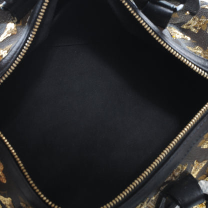 Louis Vuitton Monogram Sequins Eclipse Speedy 28 Gold 5 of 8
