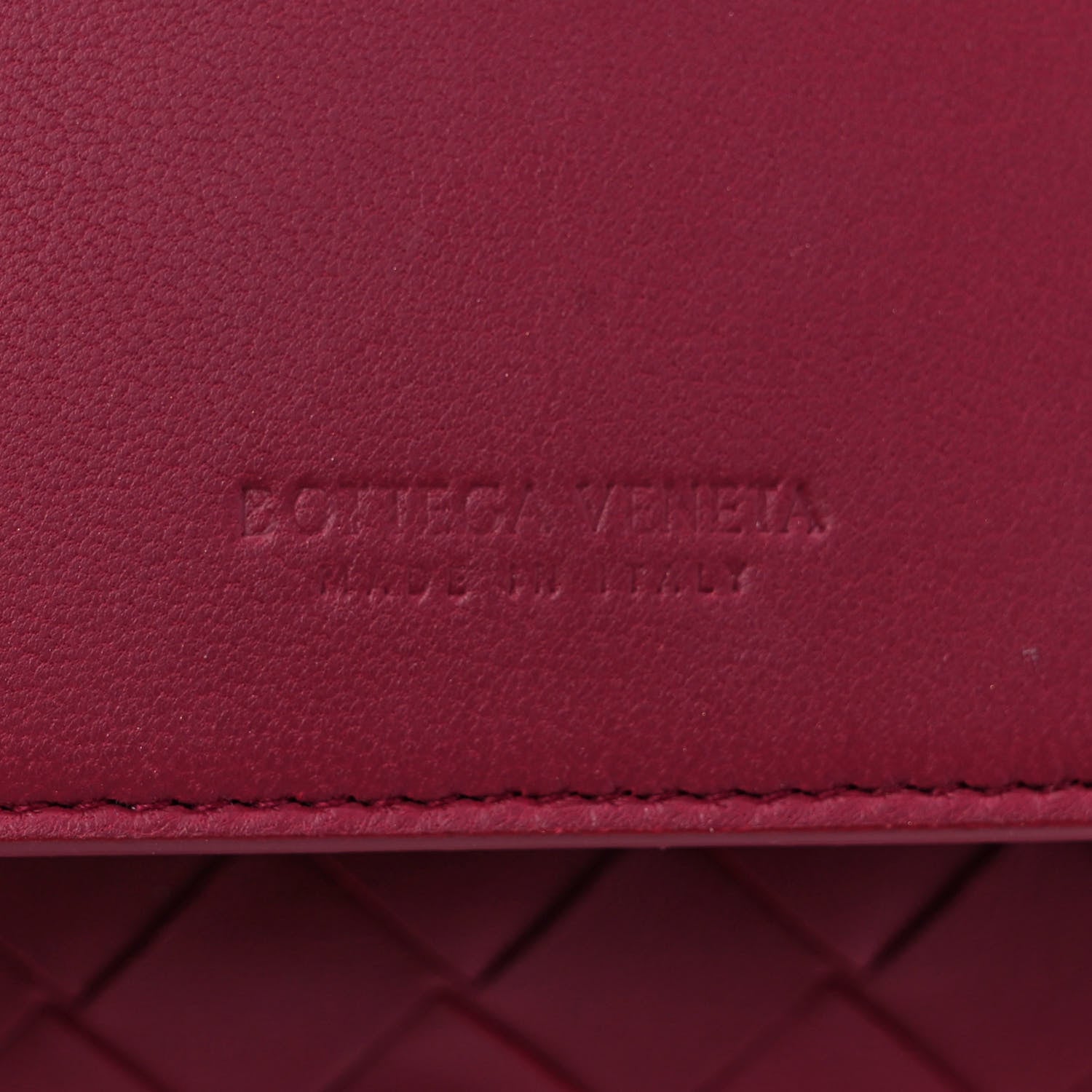 Bottega Veneta Nappa Intrecciato Flap Crossbody Amaranto 5 of 9