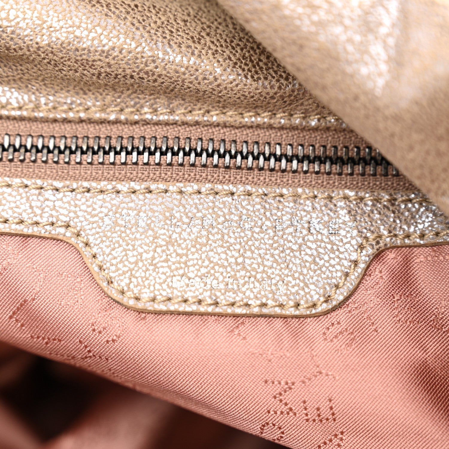 Stella McCartney Shaggy Deer Falabella Fold Over Tote Taupe 7 of 10