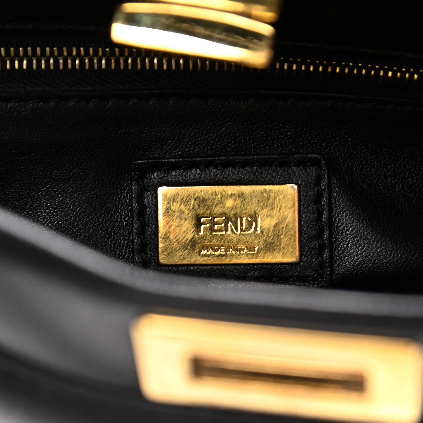 Nappa Mini Peekaboo Iconic Satchel Black