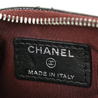 Chanel Caviar Quilted Small Cosmetic Case Black 6 of 7