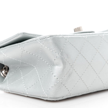 Chanel Metallic Grained Calfskin Quilted 2.55 Reissue Mini Flap Silver 9 of 10