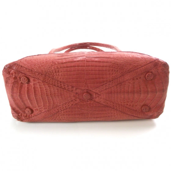 Nancy Gonzalez Crocodile Tote Red 4 of 10