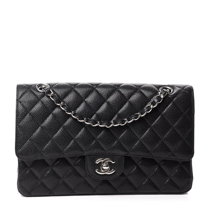 Chanel Caviar Quilted Medium Double Flap Black 1 of 13