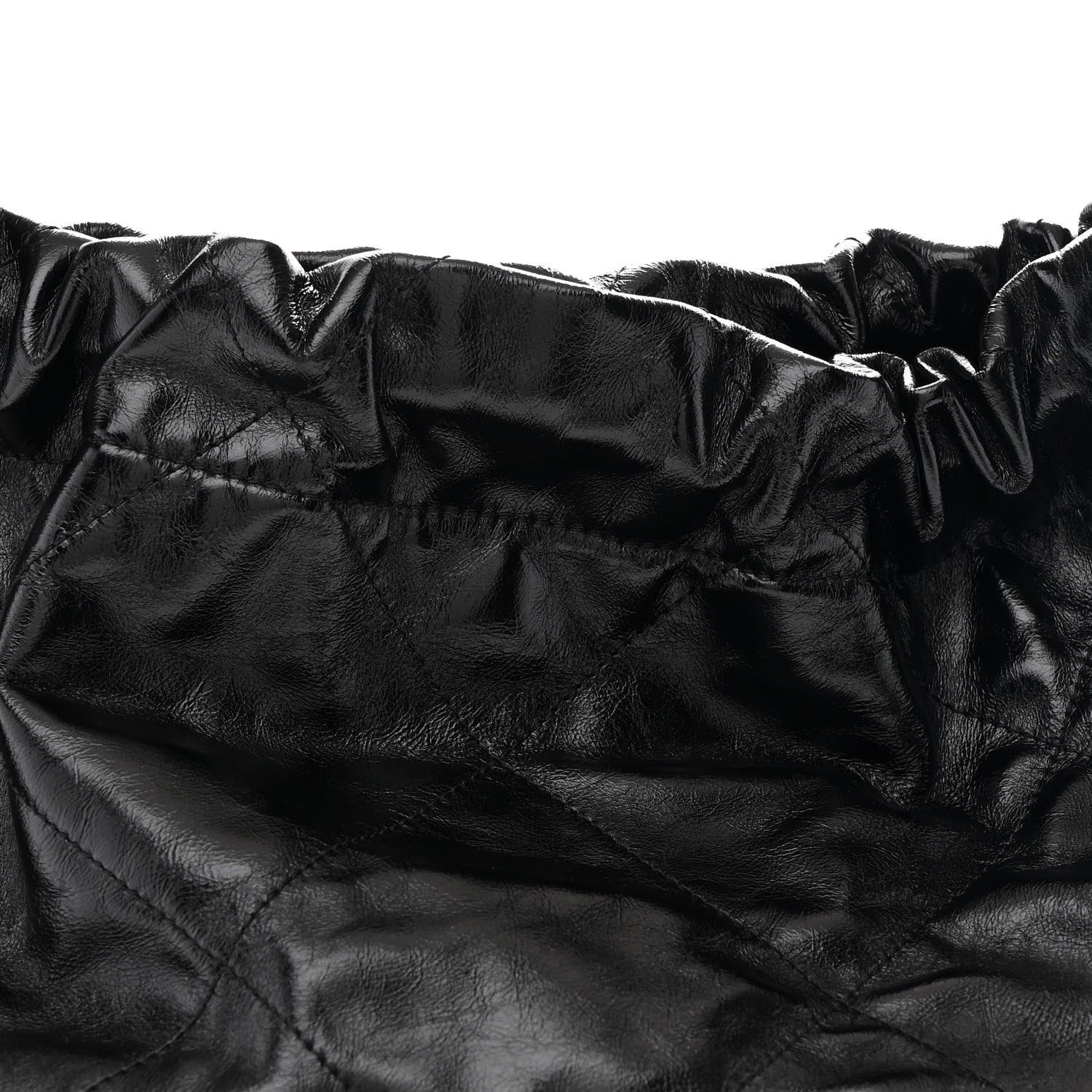 Chanel Glazed Calfskin  Quilted Small Chanel 22 Black 9 of 12