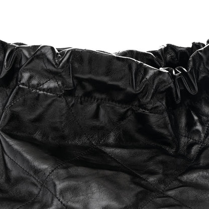 Chanel Glazed Calfskin  Quilted Small Chanel 22 Black 9 of 12