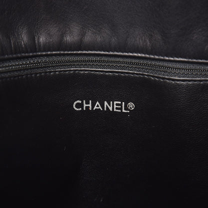 Chanel Lambskin Quilted Large Shoulder Bag Black 6 of 13
