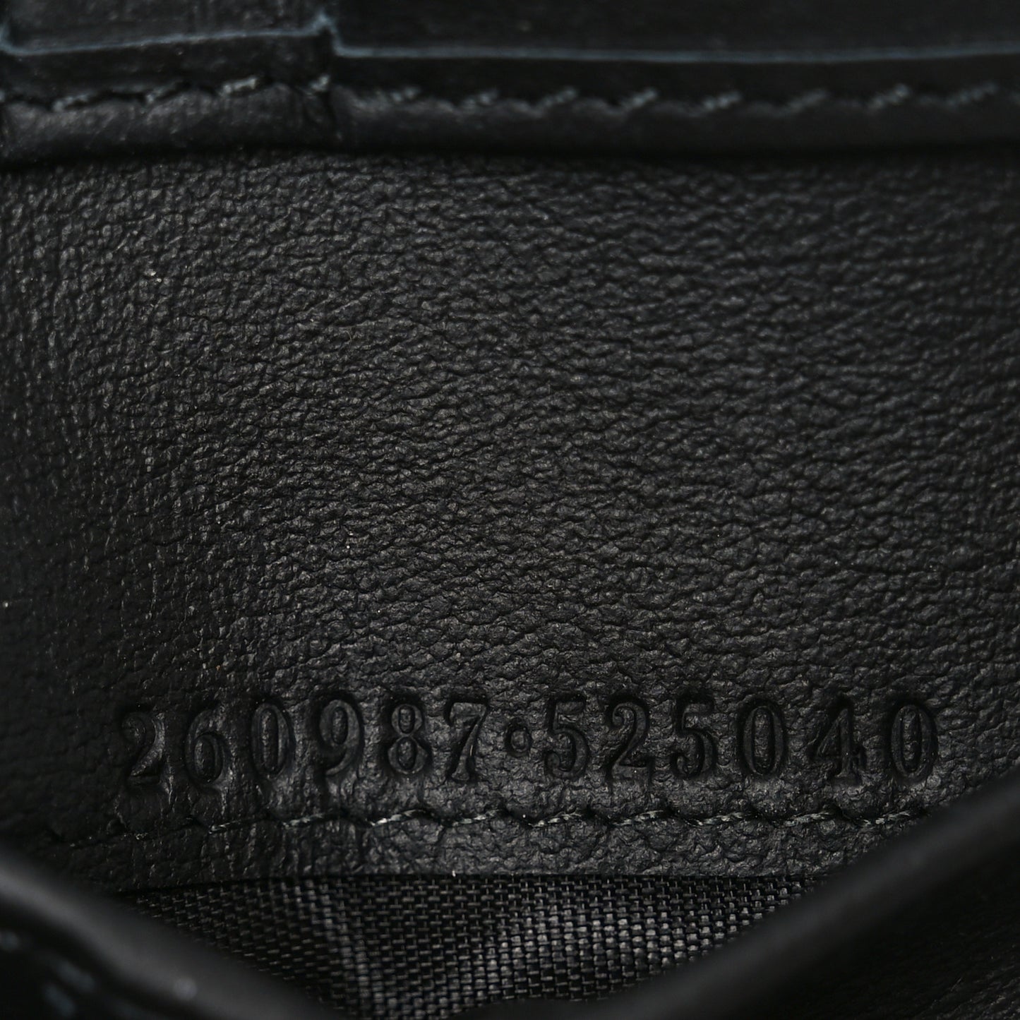 Microguccissima Bi-Fold Wallet Black