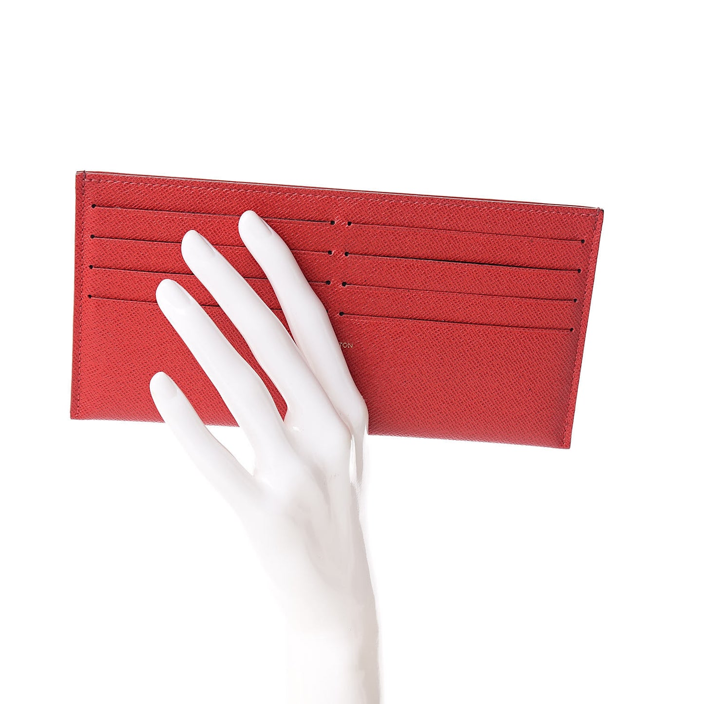 Calfskin Felicie Card Holder Insert Cherry