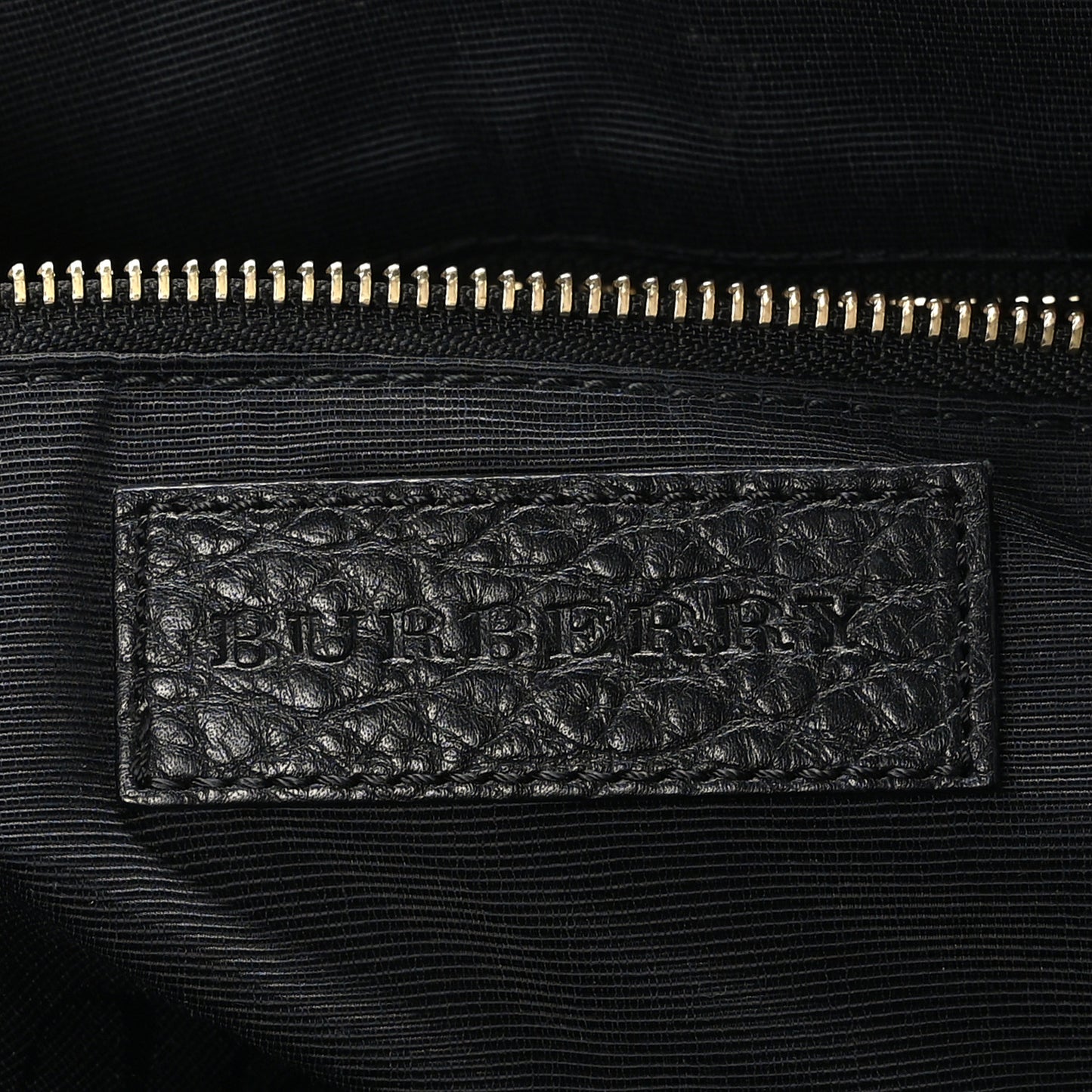 Heritage Grain Check Embossed Orchard Bowling Bag Black