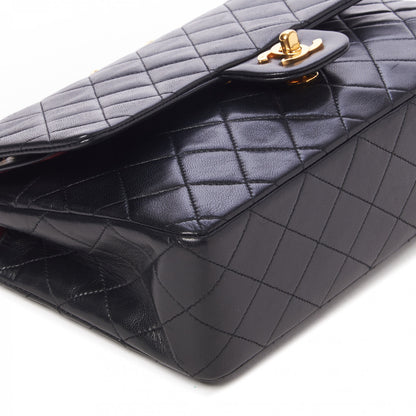 Chanel Lambskin Quilted Medium Double Flap Black 5 of 9