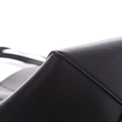 Celine Soft Grained Calfskin Small Belt Cabas Phantom Black 9 of 10