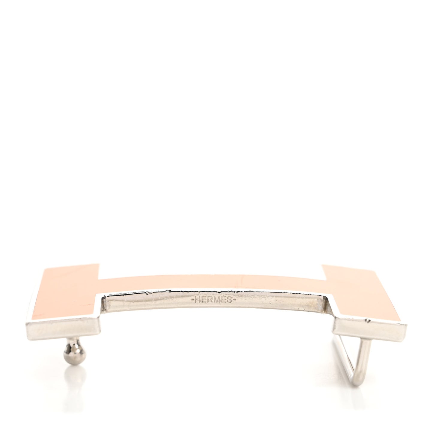 Enamel Quizz H Belt Buckle Orange