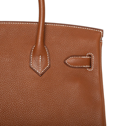 Hermes Natural Barenia Faubourg Birkin 30 Fauve 21 of 29
