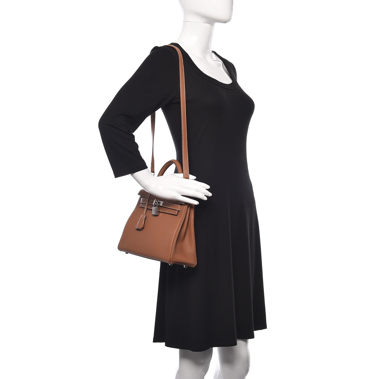 Hermes Togo Kelly Retourne 25 Gold 2 of 36