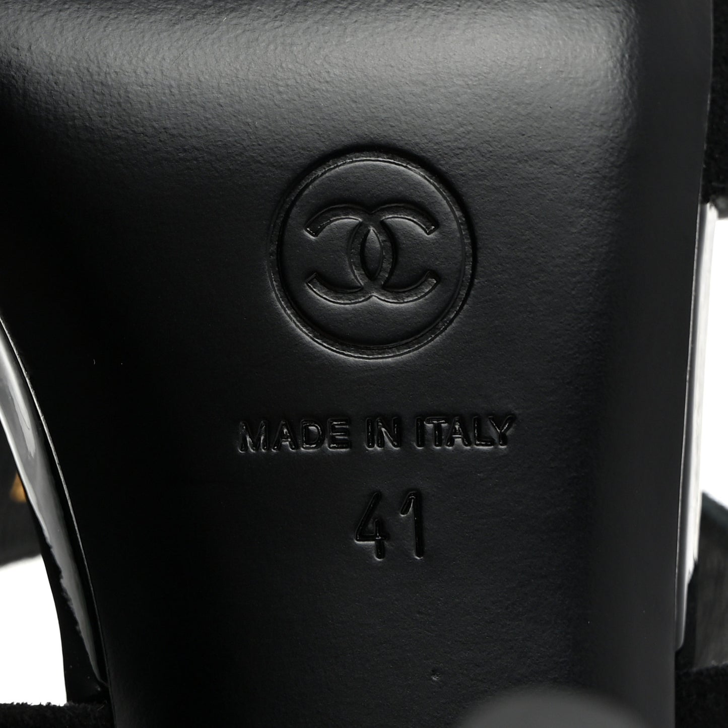 Kid Suede Pearl Sandals 41 Black