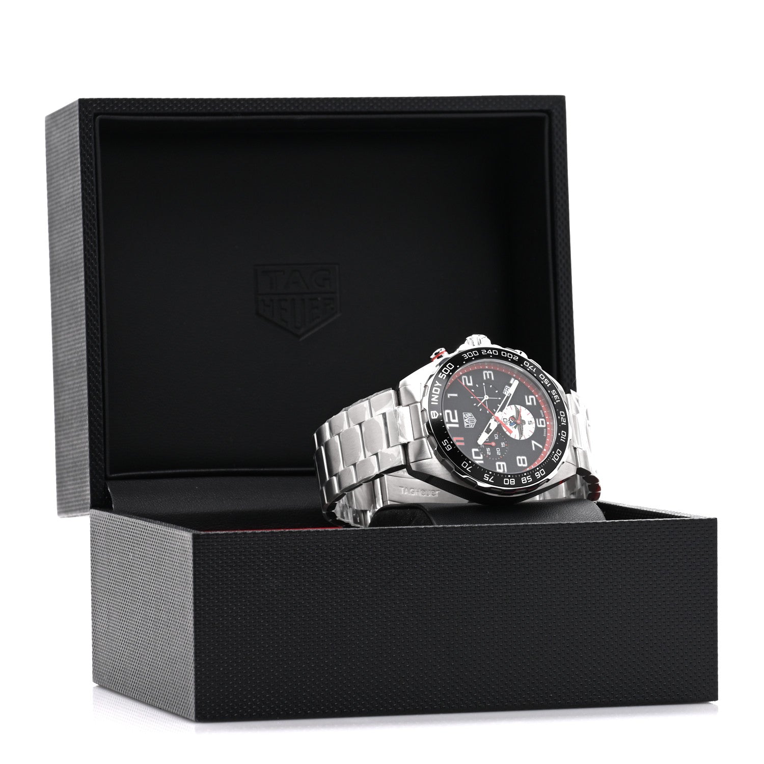 Tag Heuer Stainless Steel 43mm Formula 1 Chronograph Quartz Watch Black CAZ101AW 5 of 5