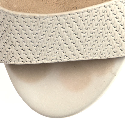 Jimmy Choo Nubuck Embossed Cork Portia 120 Wedge Sandals 38 Latte 10 of 11