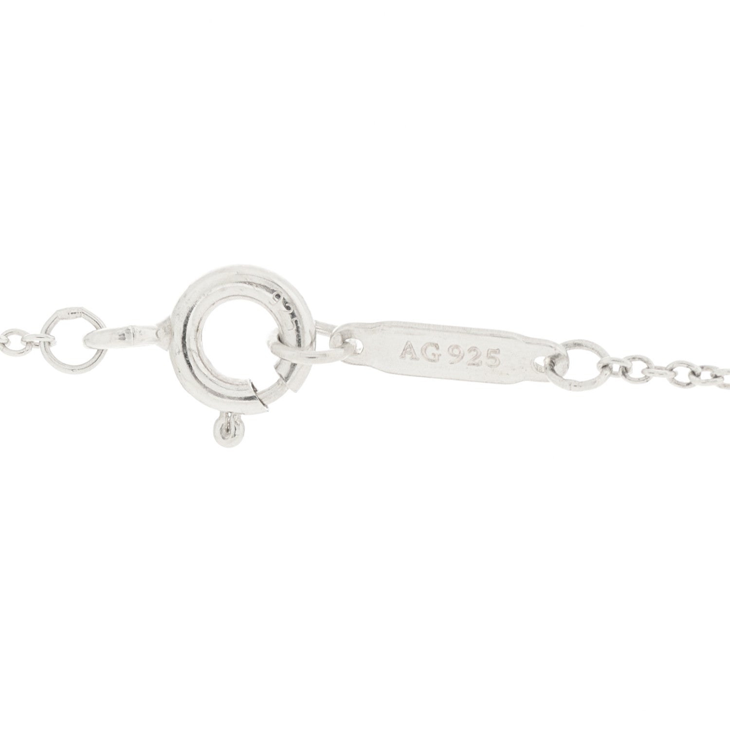 Tiffany Sterling Silver Rubedo Mini Return To Tiffany Double Heart Tag Pendant Necklace 5 of 6