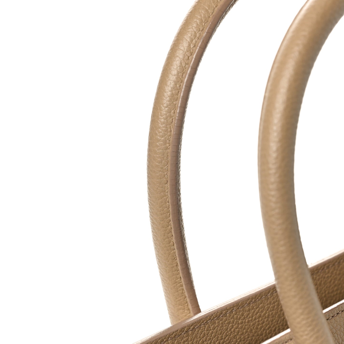 Grained Calfskin Small Sac De Jour Dark Beige