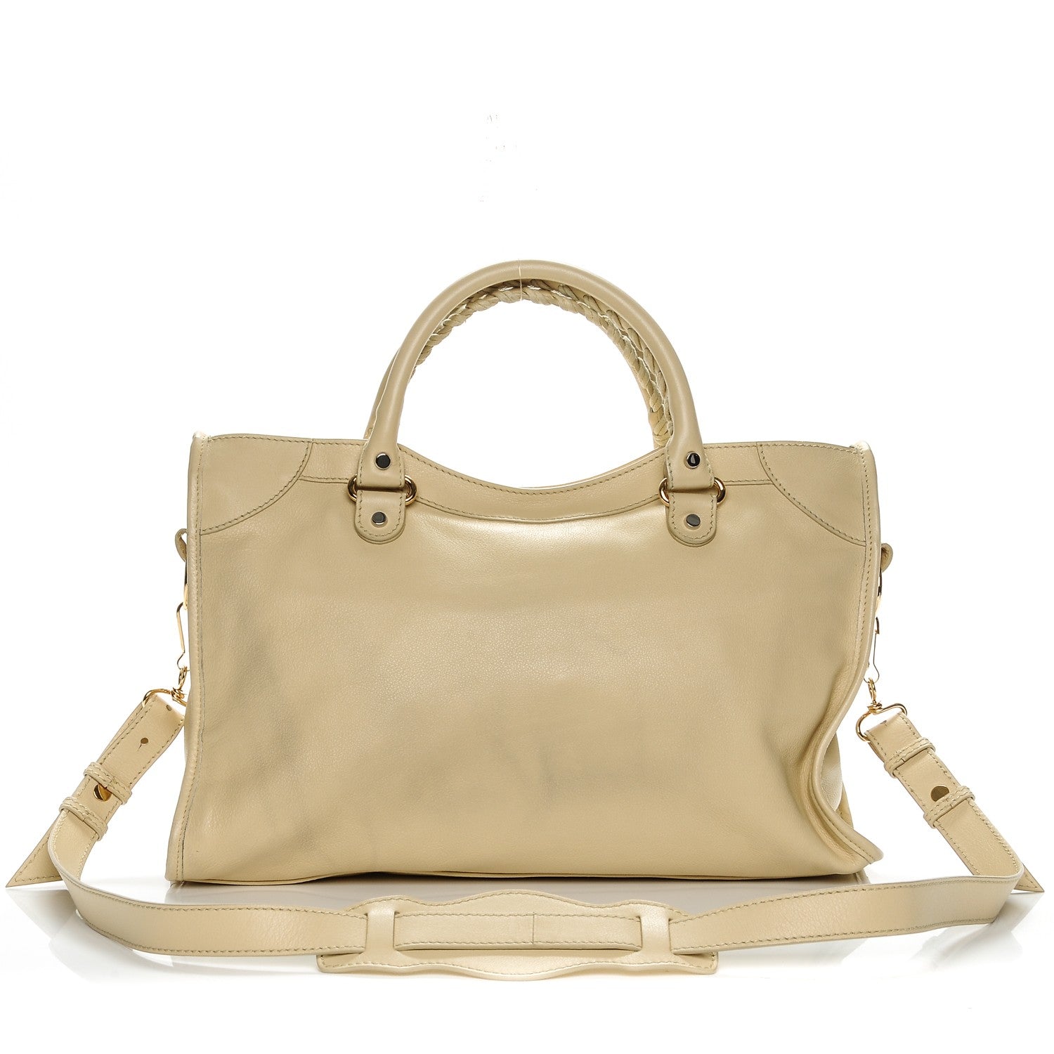 Balenciaga Veau Amp Plate Gold Hardware City Beige Argile 4 of 13
