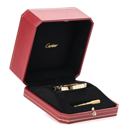 Cartier 18K Yellow Gold LOVE Bracelet 17 7 of 7