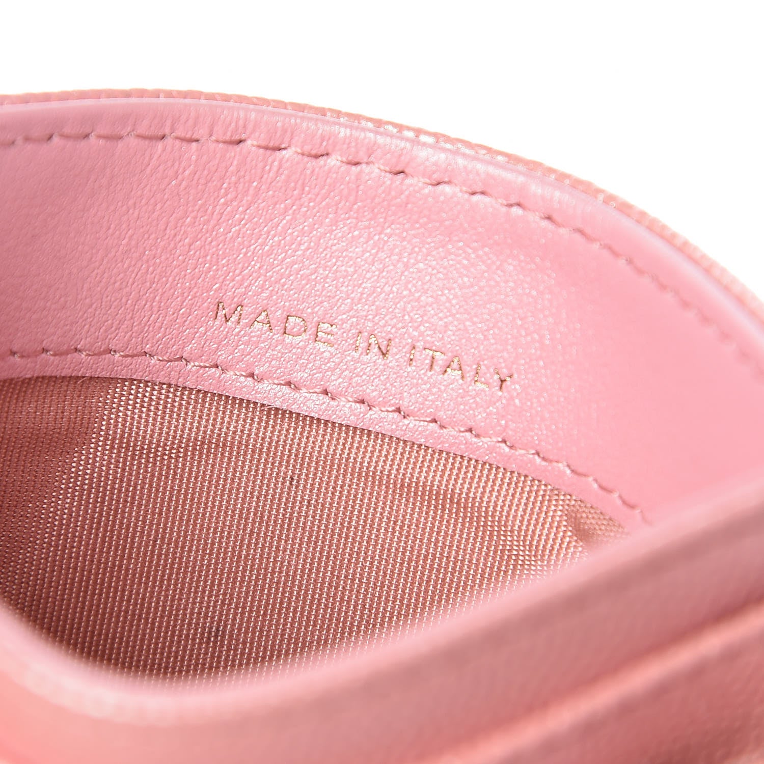 Chanel Iridescent Caviar Quilted Card Holder Rose Pink 7 of 9
