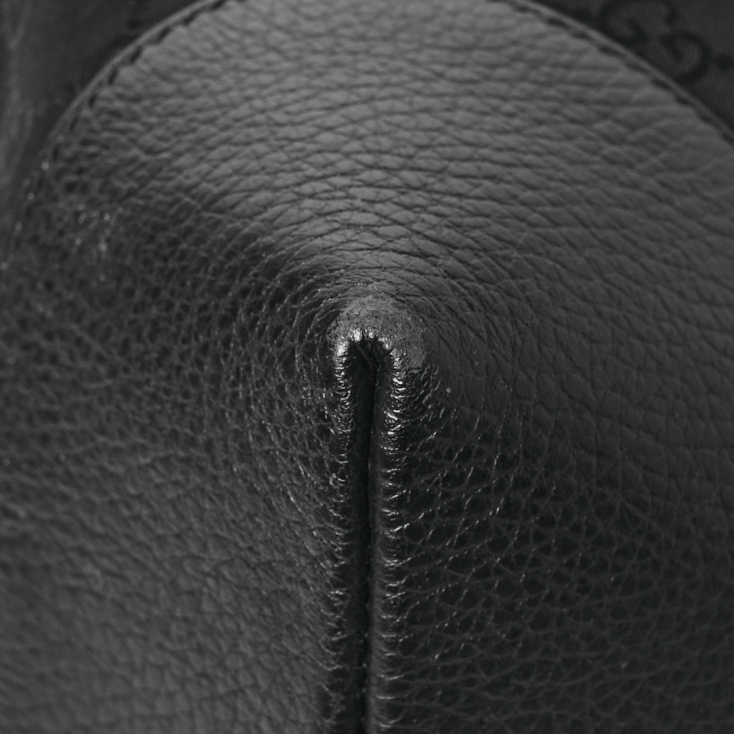 Nylon Monogram Medium Handle Vertical Tote Black