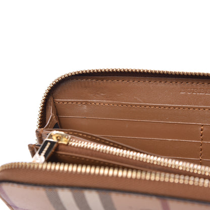 Burberry Haymarket Check Large Ziggy Animal Zip Around Wallet 15 of 15
