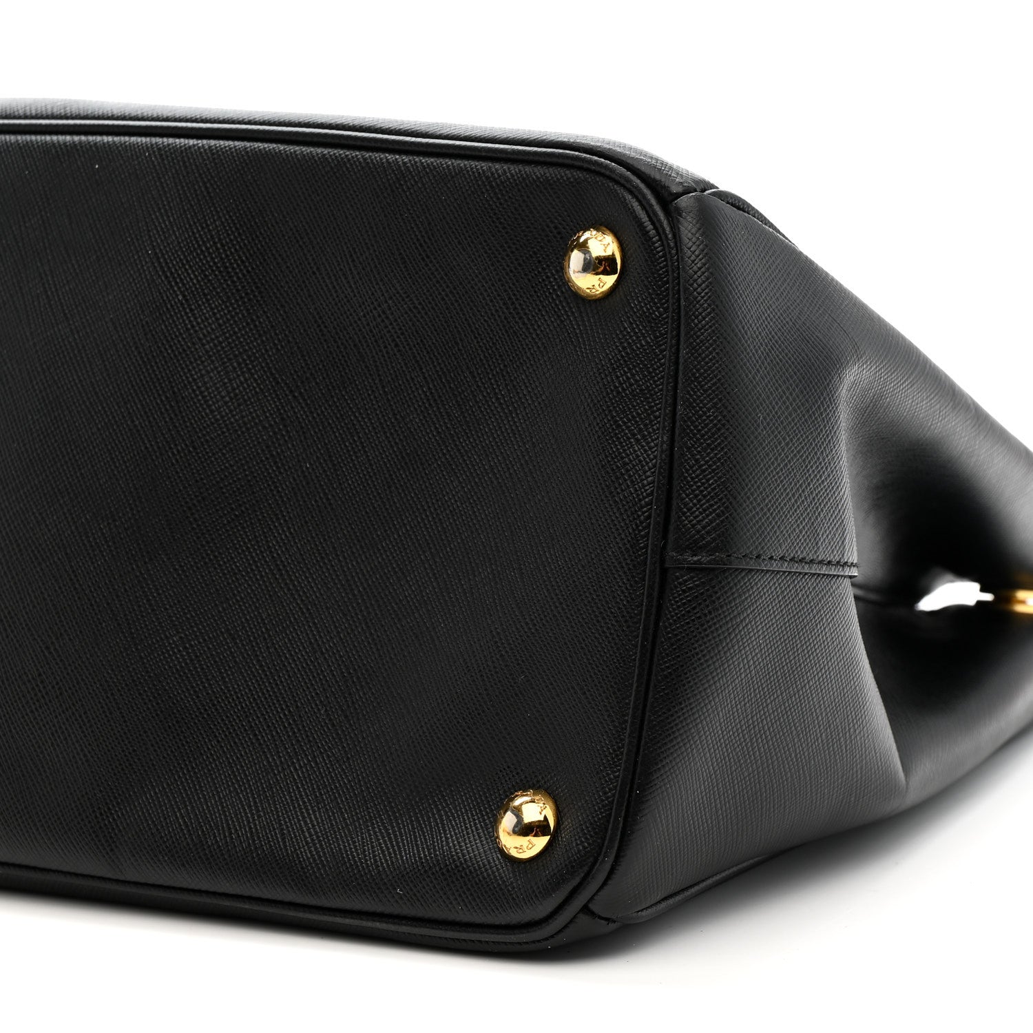 Prada Saffiano Lux Medium Double Zip Black 10 of 13