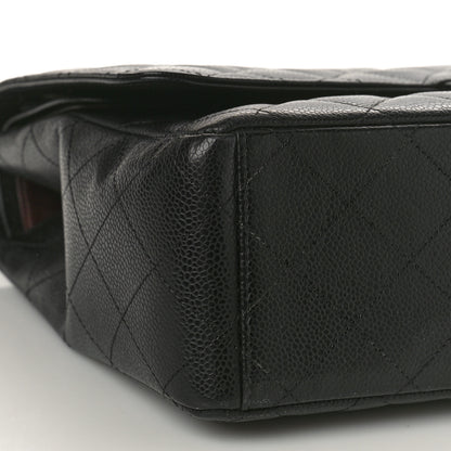 Chanel Caviar Quilted Maxi Double Flap Black 9 of 11