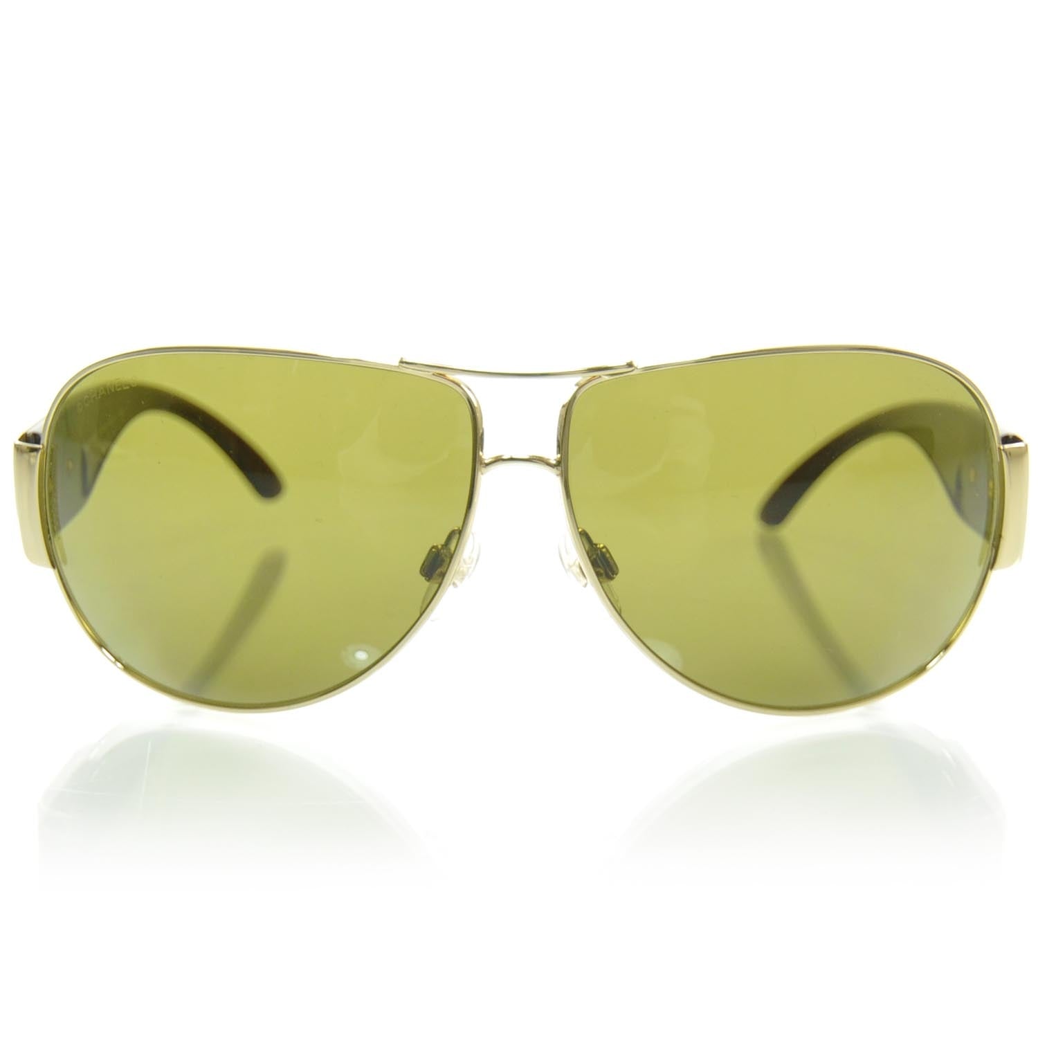 Chanel Aviator Sunglasses 4128 Brown 3 of 8