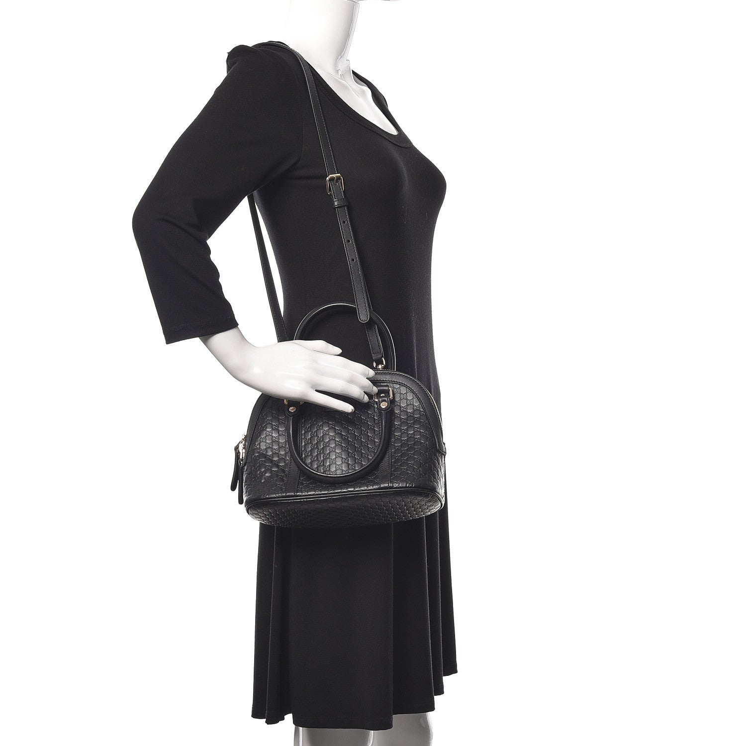 Gucci Microguccissima Mini Dome Bag Black 2 of 10