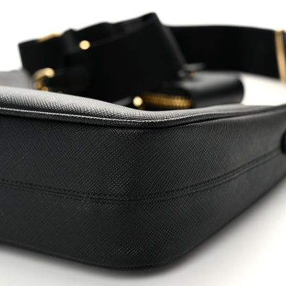 Prada Saffiano Lux Re-Edition 2005 Shoulder Bag Black 11 of 11