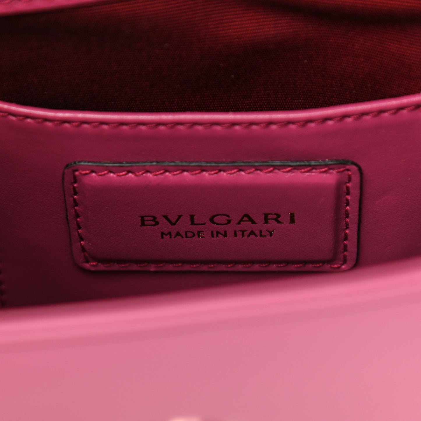Calfskin Small Serpenti Forever Snake Strap Crossbody Bag Pink