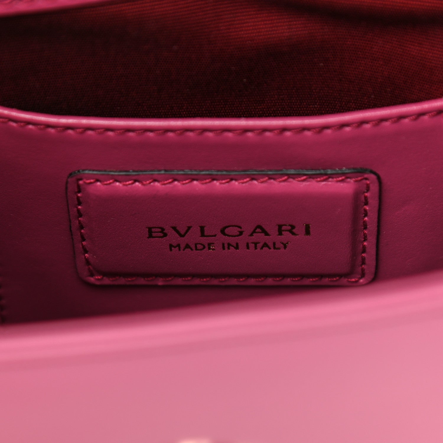 Bulgari Calfskin Small Serpenti Forever Snake Strap Crossbody Bag Pink 6 of 10